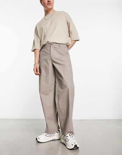 Pantalon chino ample - Beige - Asos Design - Modalova