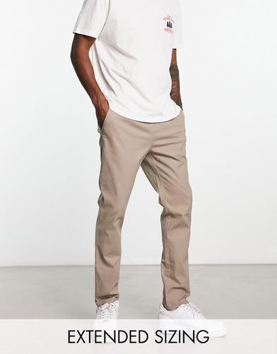 Pantalon chino ajusté - Marron clair - Asos Design - Modalova