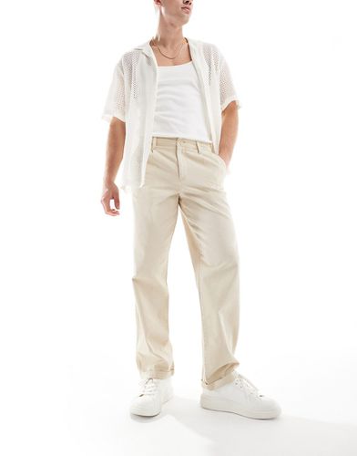 Pantalon chino décontracté - Écru délavé - Asos Design - Modalova