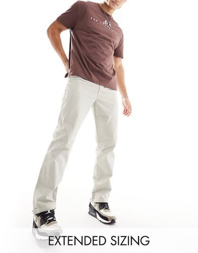 Pantalon chino droit - clair délavé - Asos Design - Modalova