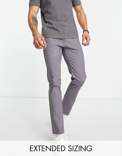 Pantalon chino slim - Anthracite - Asos Design - Modalova