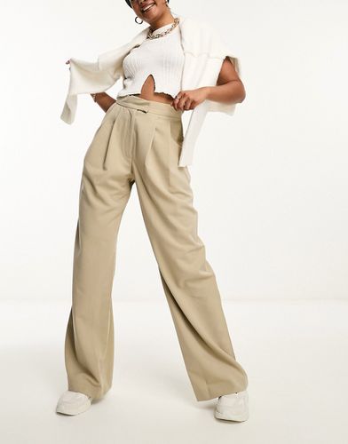 Pantalon ample à pinces - Neutre - Asos Design - Modalova