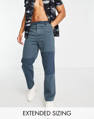 Pantalon ample décontracté en sergé épais délavé - Asos Design - Modalova