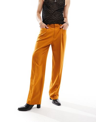 Pantalon ample élégant avec poches à l'avant - brûlé - Asos Design - Modalova