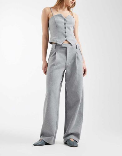 Pantalon ample et lgant effet bross - Asos Design - Modalova