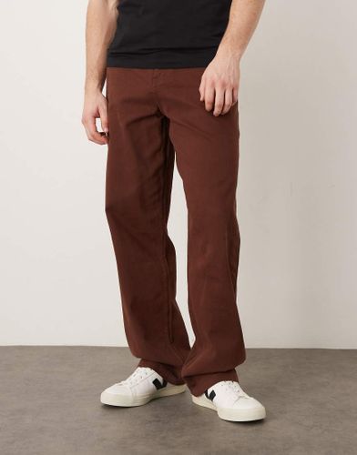 Pantalon baggy  chevrons - Marron - Asos Design - Modalova