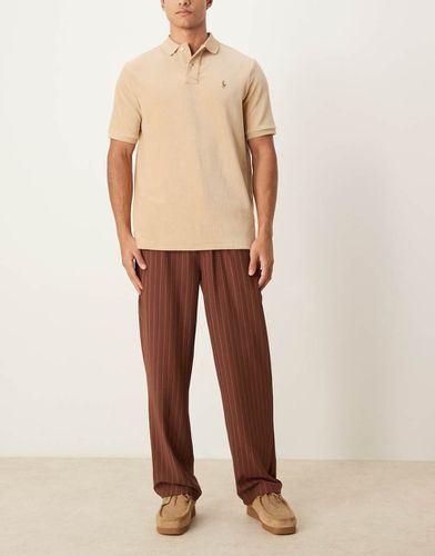 Pantalon baggy à fines rayures - Marron - Asos Design - Modalova