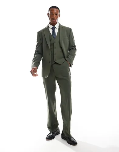 Pantalon de costume droit - foncé - Asos Design - Modalova