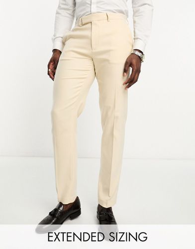 Pantalon de costume Oxford coupe slim - Sable - Asos Design - Modalova