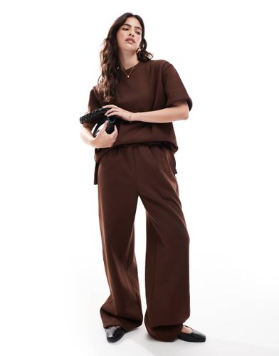 Pantalon de jogging d'ensemble large oversize - Chocolat - Asos Design - Modalova