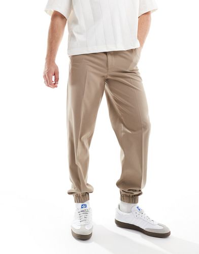 Pantalon de jogging droit et élégant - Taupe - Asos Design - Modalova