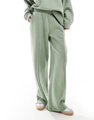 Pantalon de jogging épais à pinces - sauge délavé - Asos Design - Modalova