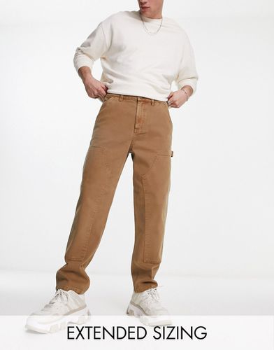 Pantalon de skate coupe charpentier - Marron - Asos Design - Modalova
