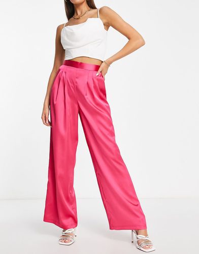 Pantalon en satin à pinces - vif - Asos Design - Modalova