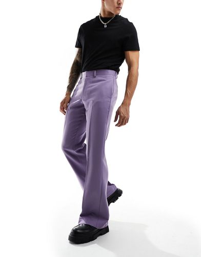 Pantalon élégant évasé - cendré - Asos Design - Modalova
