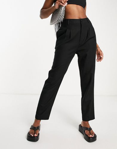Pantalon fuselé à taille haute en lin - Asos Design - Modalova