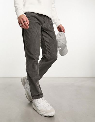 Pantalon fuselé en velours côtelé - Gris - Asos Design - Modalova