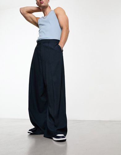 Pantalon habillé ultra ample à micro pois - Asos Design - Modalova
