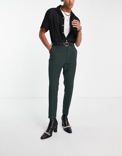 Pantalon habillé fuselé à petits carreaux - Asos Design - Modalova