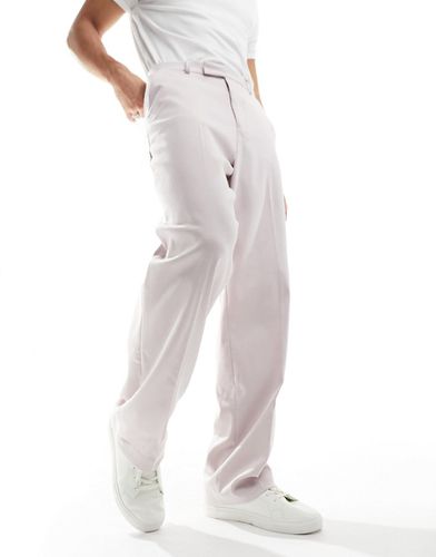 Pantalon large habillé - Rose clair - Asos Design - Modalova