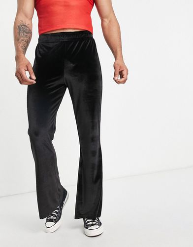 Pantalon skinny évasé en velours - Asos Design - Modalova