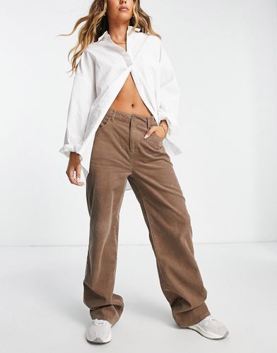 Pantalon style Dad ample en velours côtelé - Biscuit - Asos Design - Modalova