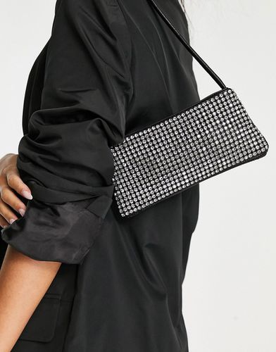 Petit sac porté épaule orné de strass - Asos Design - Modalova