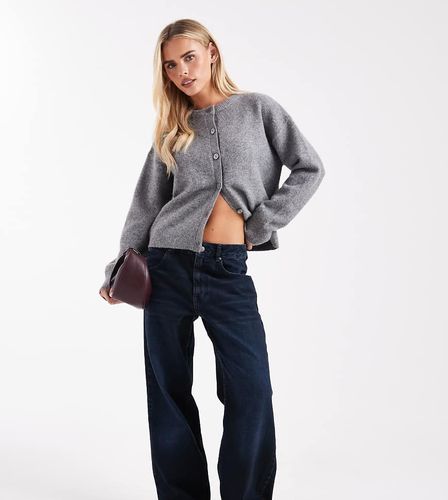 ASOS DESIGN Petite - Jean baggy  taille basse - Bleu noir - Asos Petite - Modalova