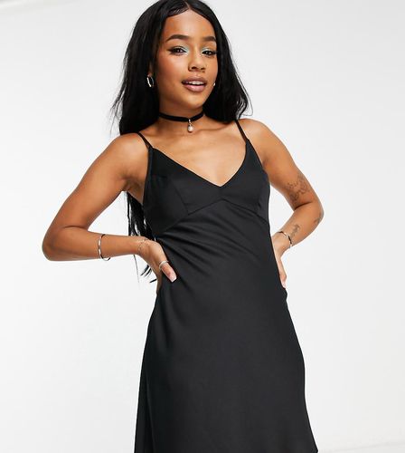 ASOS DESIGN Petite - Robe nuisette courte à bonnets montants - Asos Petite - Modalova