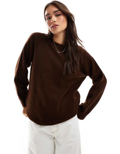 Pull duveteux oversize - chocolat - Asos Design - Modalova