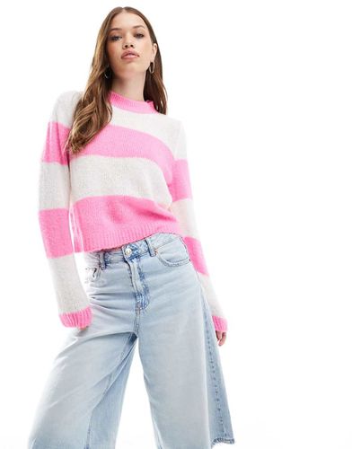 Pull oversize en maille à bandes - Asos Design - Modalova