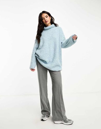 Pull oversize en maille bouclée à col roulé - Asos Design - Modalova