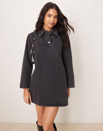 Robe chemise en jean - délavé - Asos Design - Modalova