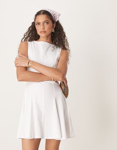 Robe d't courte et sans manches en coton - Asos Design - Modalova