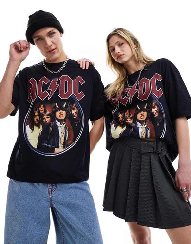 T-shirt unisexe oversize à imprimé groupe AC/DC - Asos Design - Modalova