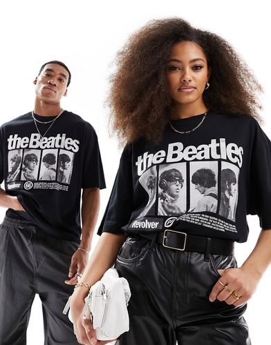 T-shirt unisexe oversize avec imprimé The Beatles sous licence - Asos Design - Modalova