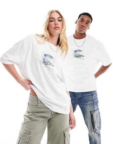 T-shirt unisexe oversize avec imprimé Musée d'art sous licence - Asos Design - Modalova