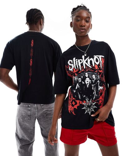 T-shirt unisexe oversize avec imprimés Slipknot - Asos Design - Modalova
