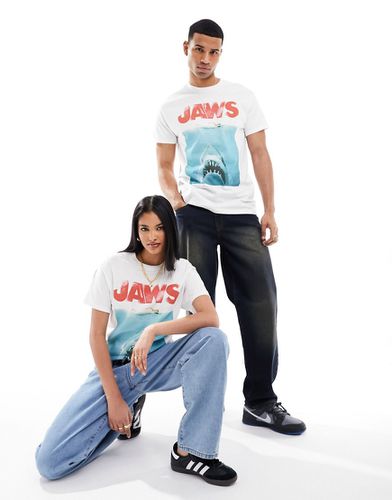 T-shirt unisexe avec imprimé Les Dents de la Mer sous licence - Asos Design - Modalova