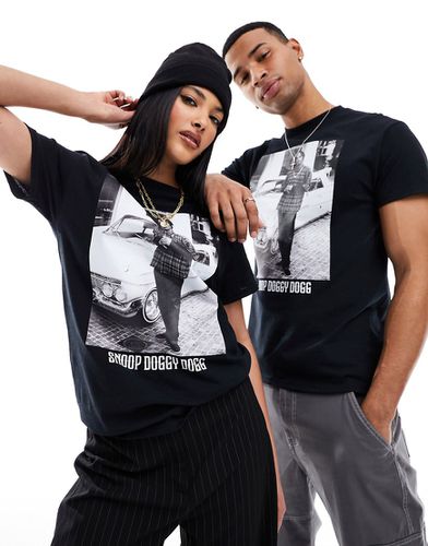 T-shirt unisexe avec imprimé Snoop Dogg sous licence - Asos Design - Modalova