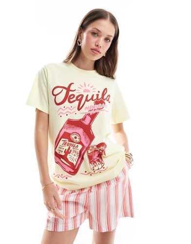 T-shirt classique à imprimé tequila - Asos Design - Modalova