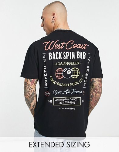 T-shirt décontracté avec imprimé bowling au dos - Asos Design - Modalova
