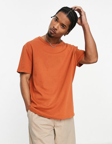 T-shirt épais 240 gsm coupe décontractée - Orange - Asos Design - Modalova