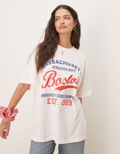T-shirt oversize  imprim Boston - Asos Design - Modalova