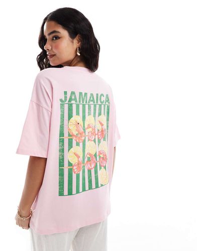 T-shirt oversize à inscription Jamaica » - Asos Design - Modalova