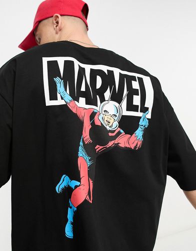 T-shirt oversize avec imprimé Marvel Ant Man sous licence - Noir - Asos Design - Modalova