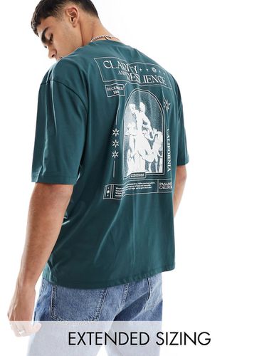 T-shirt oversize avec imprimé renaissance au dos - Asos Design - Modalova
