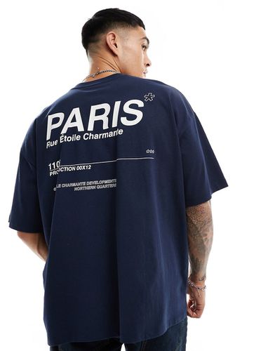 T-shirt oversize avec inscription Paris » au dos - Asos Design - Modalova