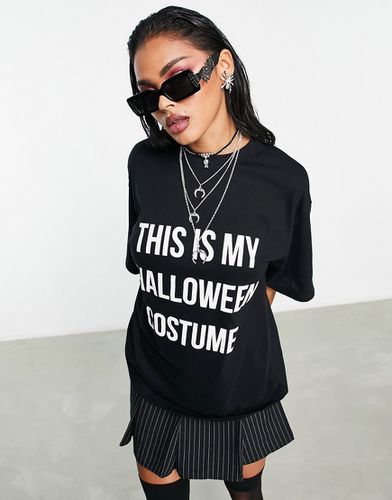 T-shirt oversize avec inscription This is my Halloween Costume - Asos Design - Modalova