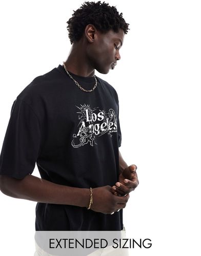 T-shirt oversize avec texte Los Angeles imprimé - Asos Design - Modalova